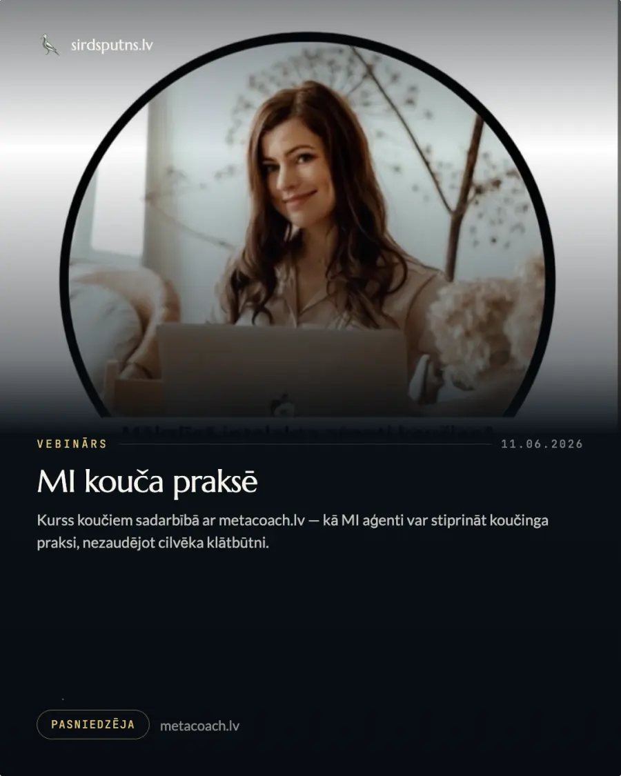 Meistarklase: MI aģenti koučingā.